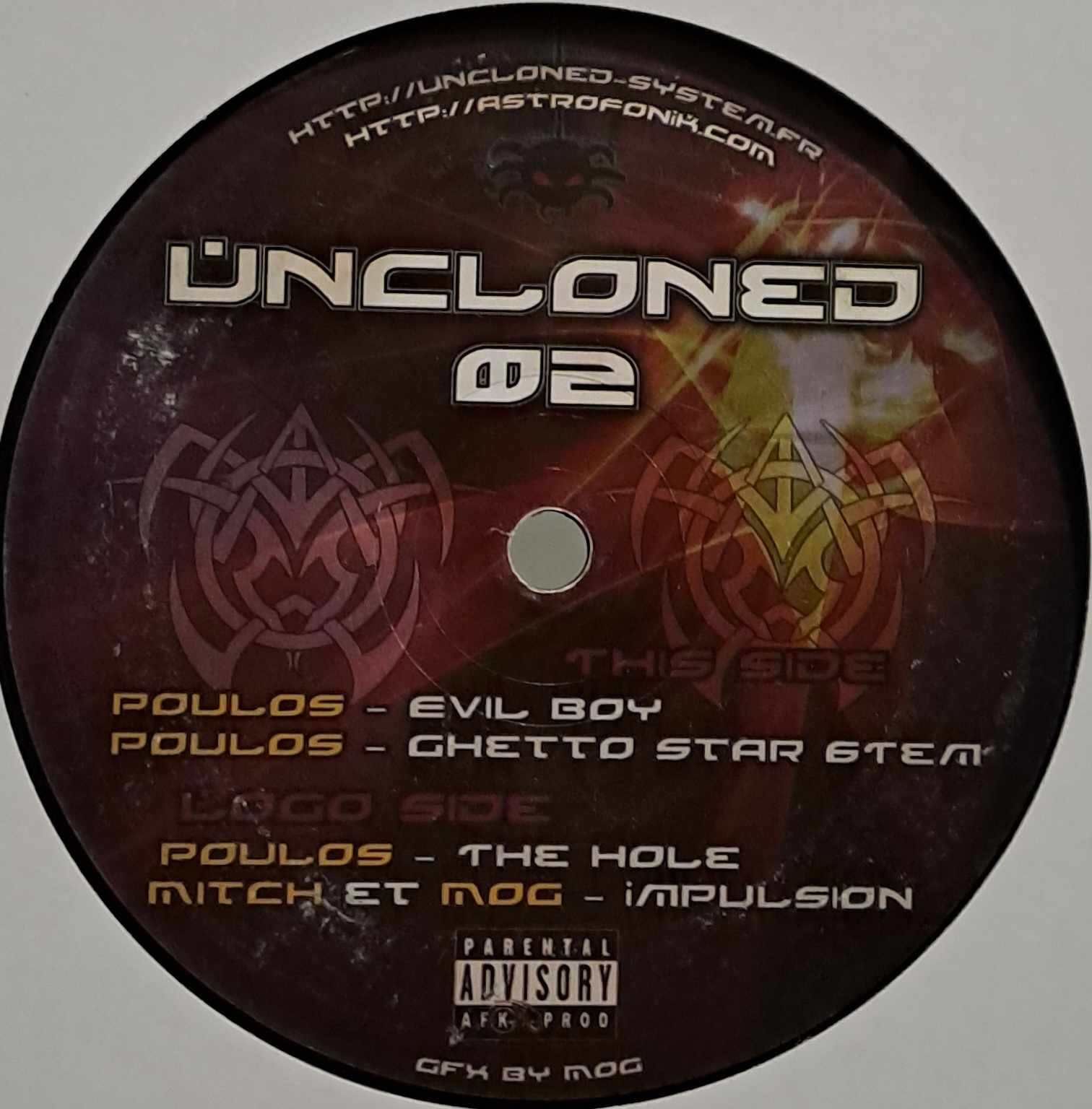 Uncloned 02 - vinyle freetekno